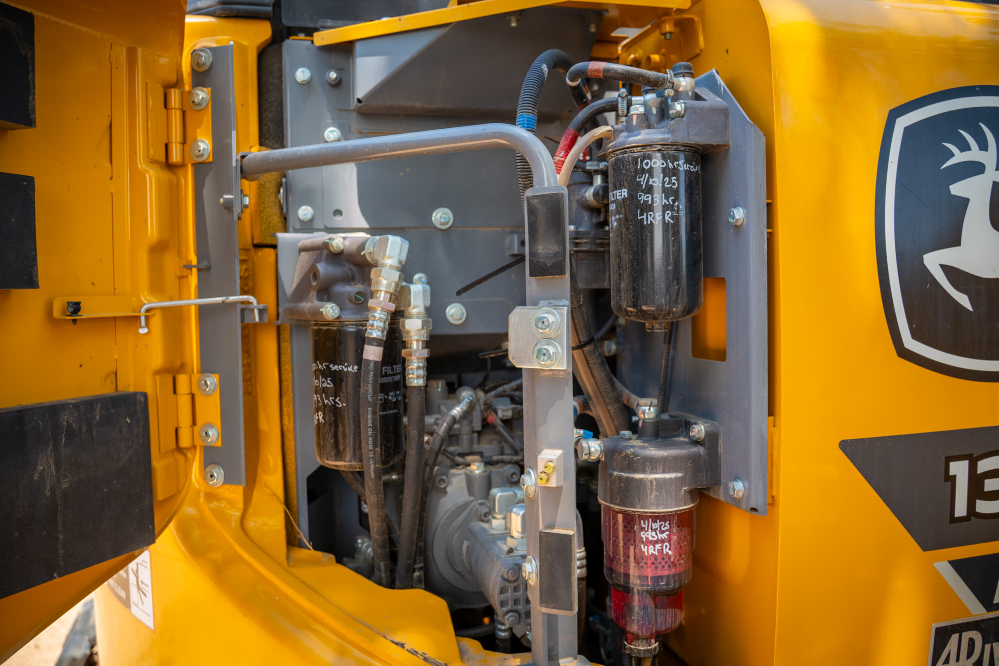 Engine bay service records